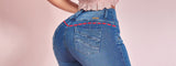 What are Colombian Jeans with Heart Shape Stitching?