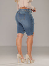 Stephanie Butt Lift Jean Capri 14179