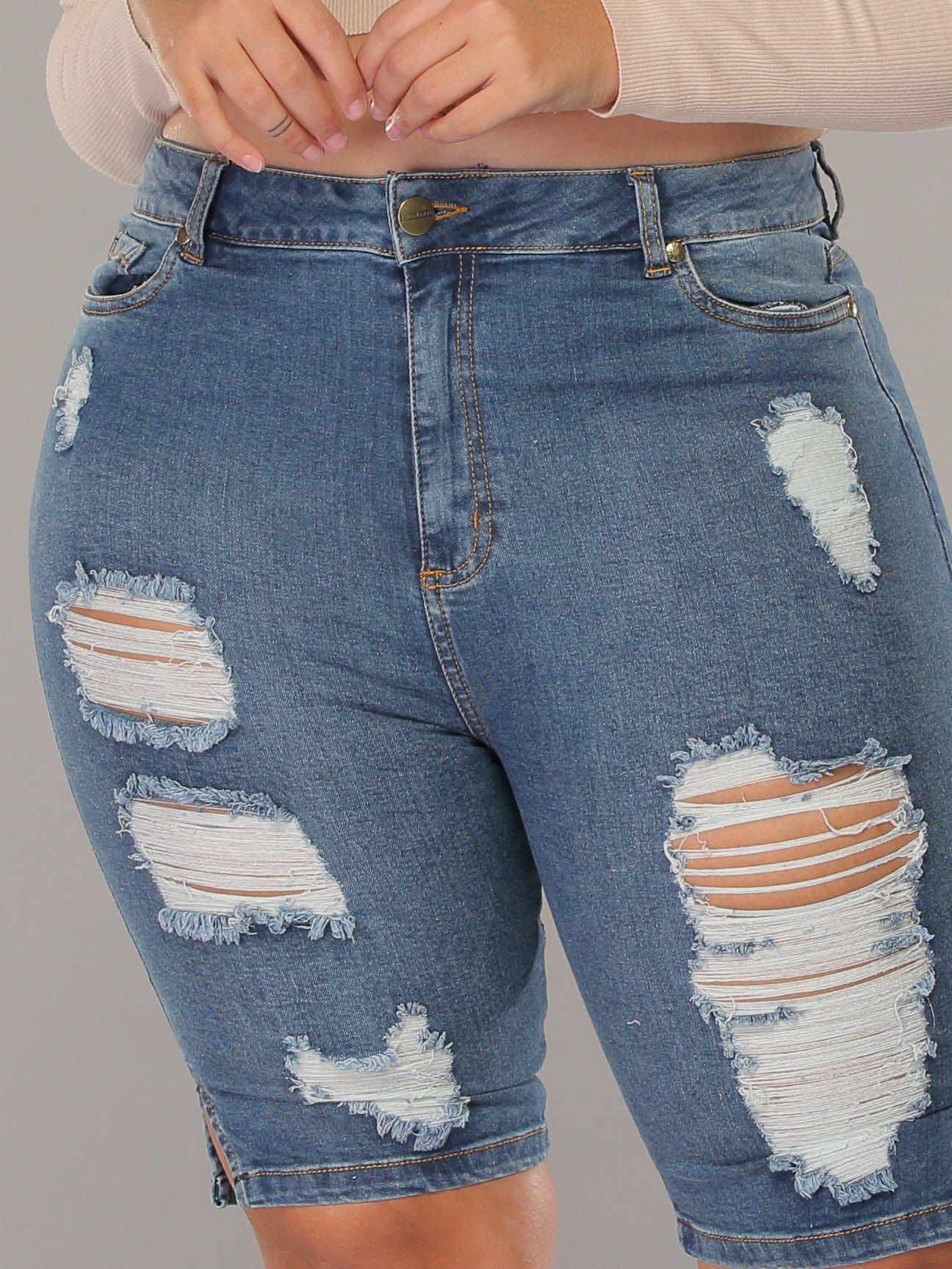 Stephanie Butt Lift Jean Capri 14179