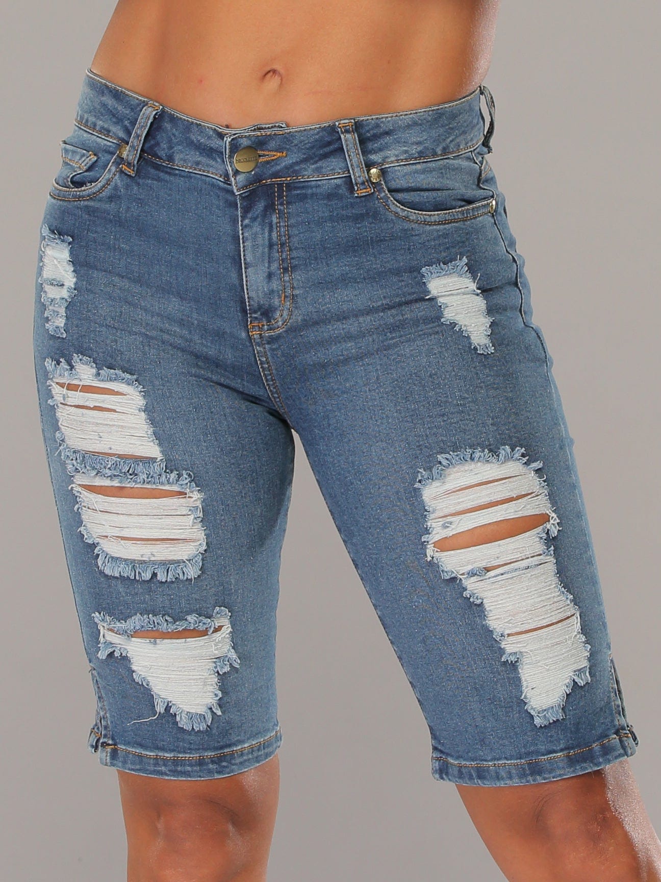 Stephanie Butt Lift Jean Capri 14179