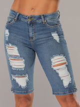 Stephanie Butt Lift Jean Capri 14179