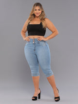 Luna Butt Lift Capri Jeans 14211