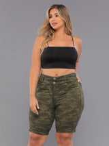 Bermudas Jean Levanta Cola Chica Soldado 14216