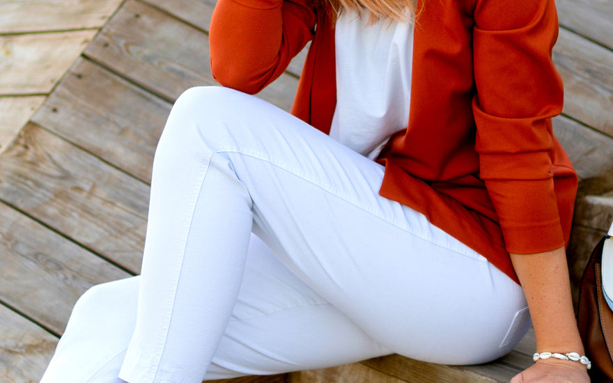 How To: Wear White Jeans in Winter