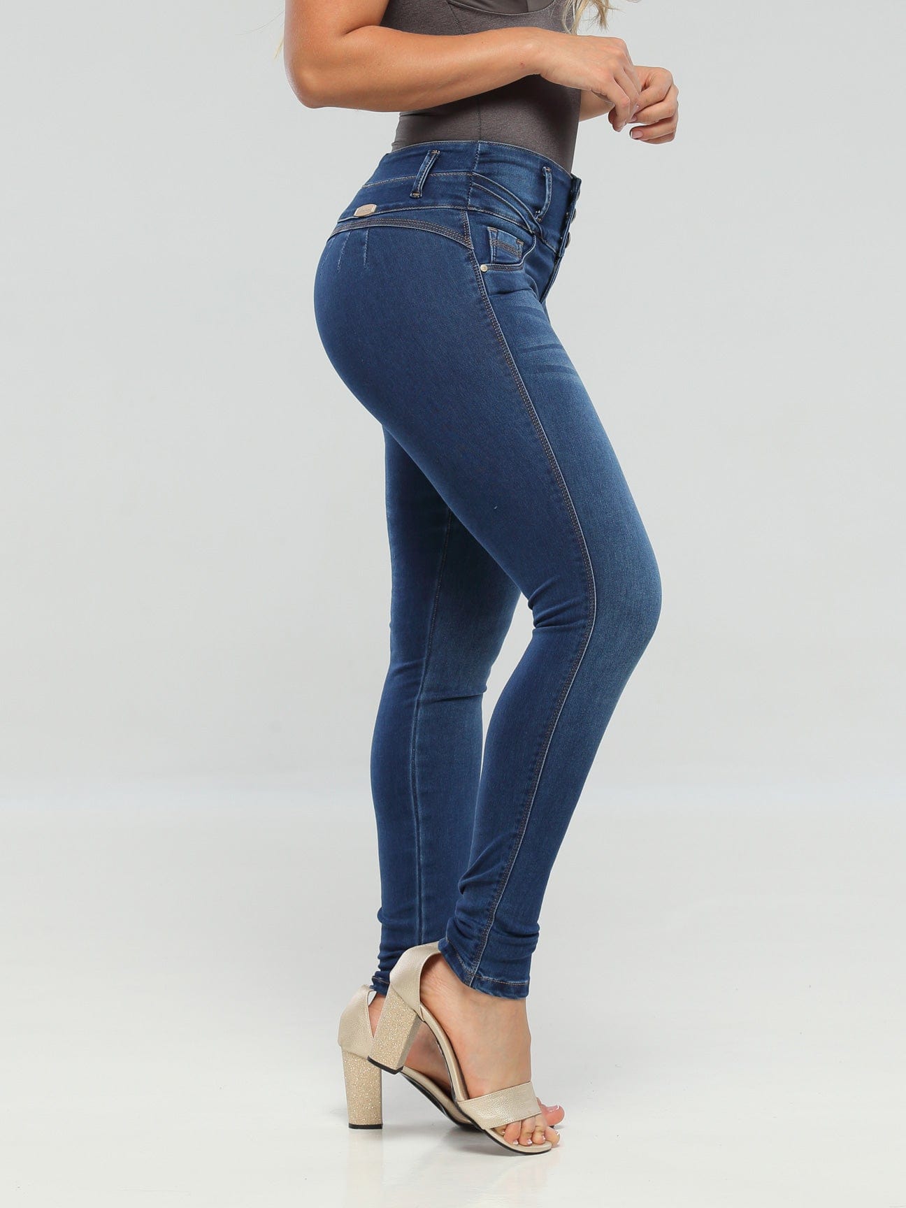 Butt Lifting Colombian Jeans for Women Butt Lift Pantalones Colombianos  Levanta Cola High Waist Skinny Blue at  Women's Jeans store