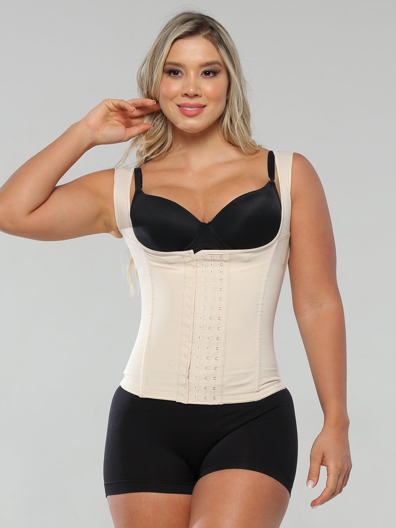 Ultra-Sculpt Waist Trainer Vest with Hooks & Thick Straps CB175