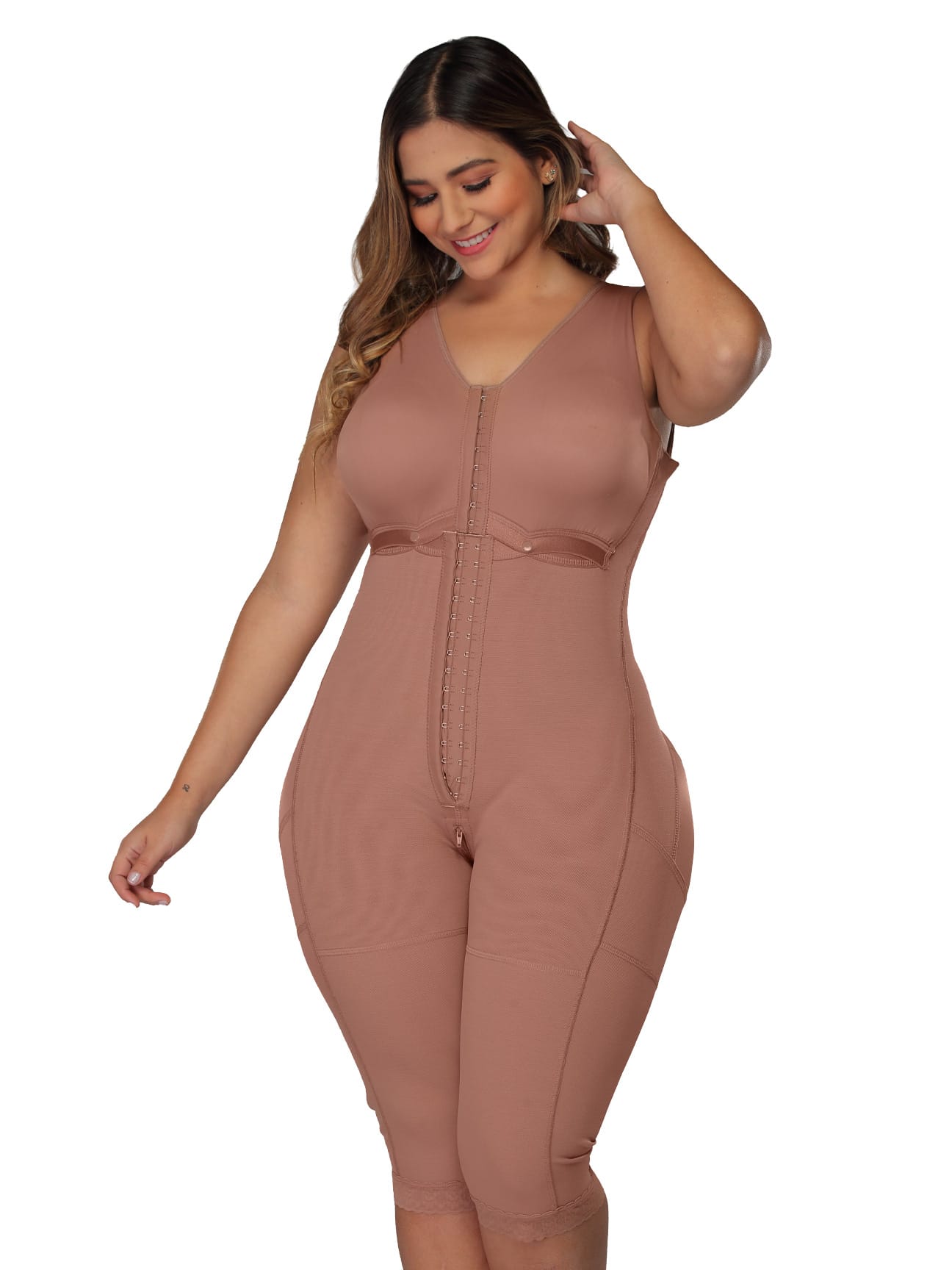 Post-Surgical Above the Knee Faja with Hooks NS052