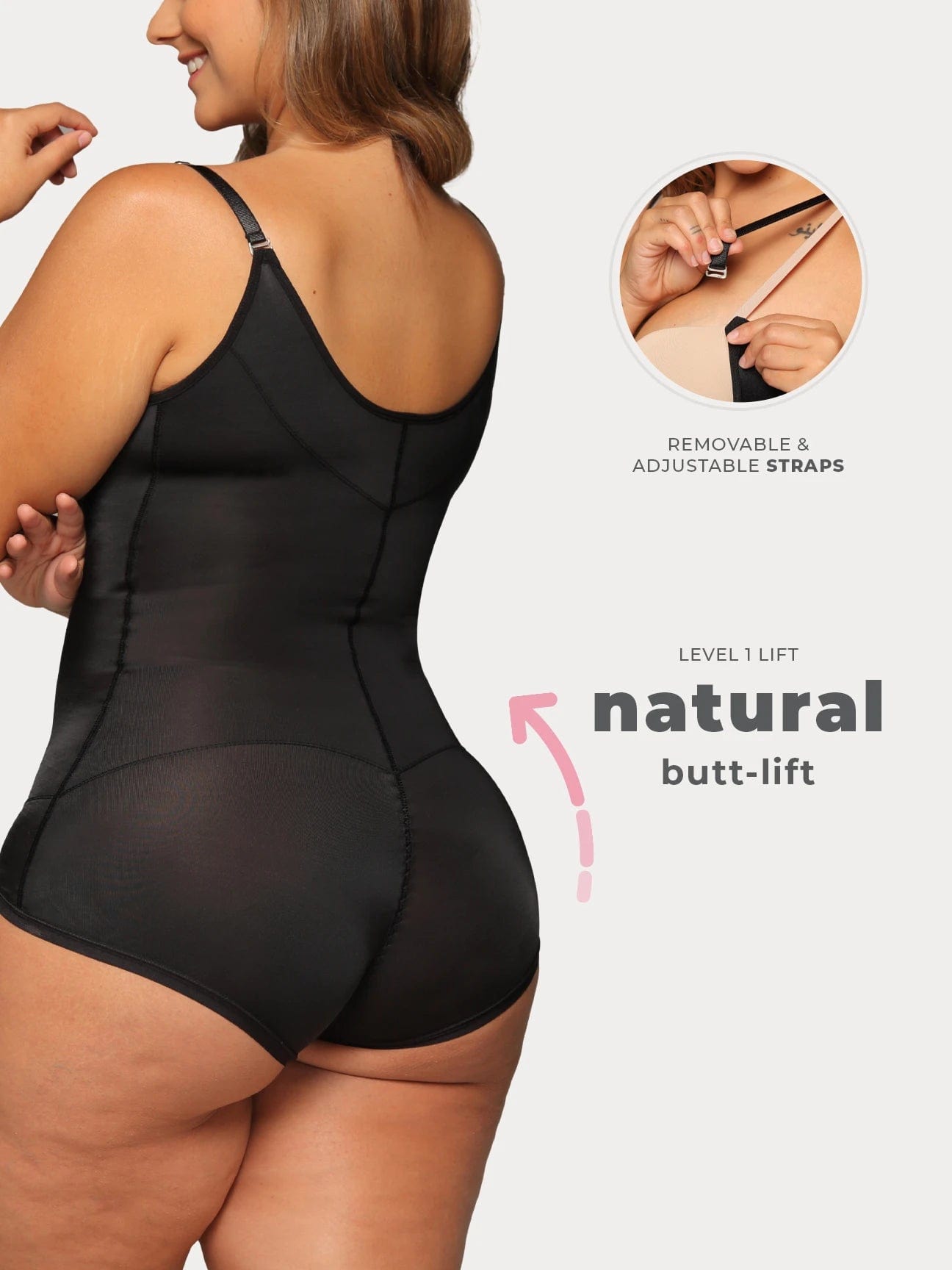 Body invisible con bragas 8051