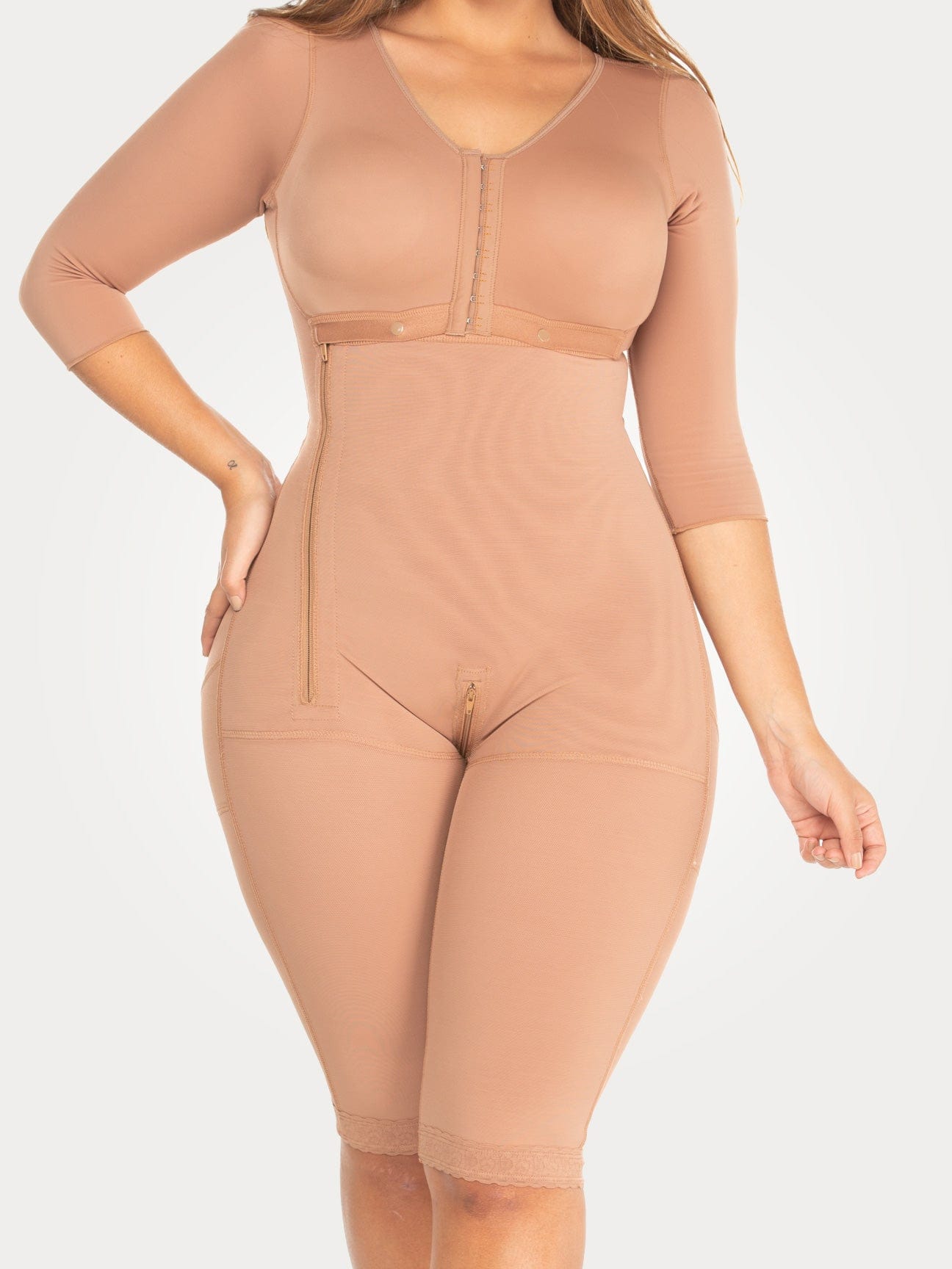 Post-Surgical Above the Knee Faja with Side Zipper NS108