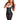 Fajas MyD Full Body Shaper Tummy Control with Sleeves black color slim fit.