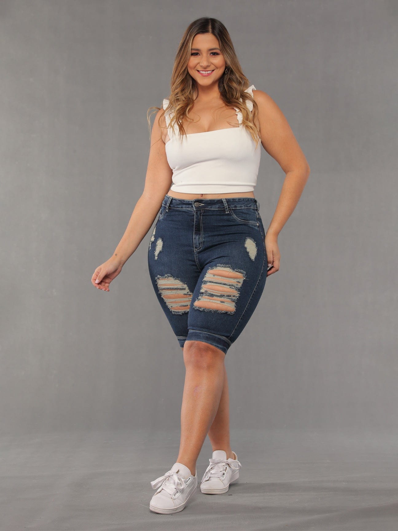 International Butt Lift Jean Capri 14191