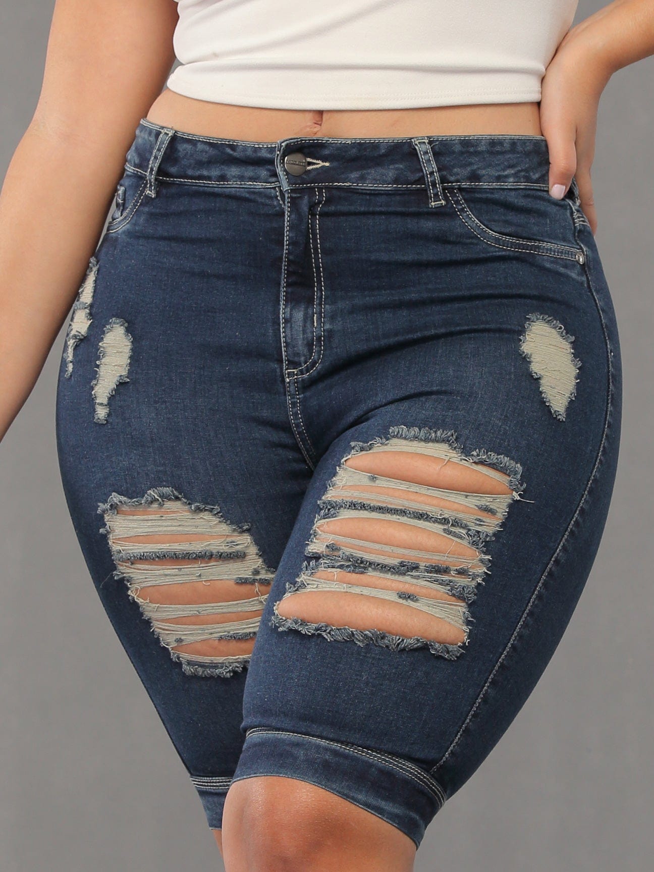 International Butt Lift Jean Capri 14191