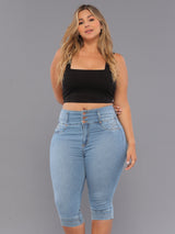 Luna Butt Lift Capri Jeans 14211