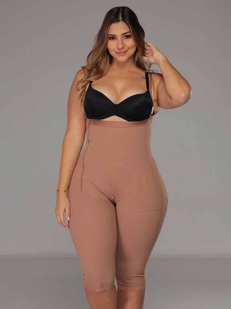Full Body High Compression Faja with Zipper and Legs NS021