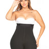 Full view of the black invisible shorts and waist shaper.