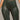 Forest Butt Lift Olive Leggings with Tummy Control front waist view.
